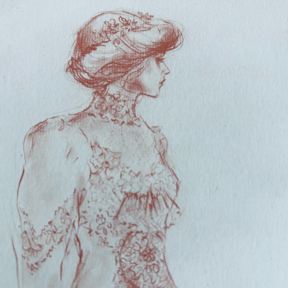🛑SOLD🛑 Lithograph Art Print "The Sophisticated Lady"Connie King  Signed - Picture 3 of 11